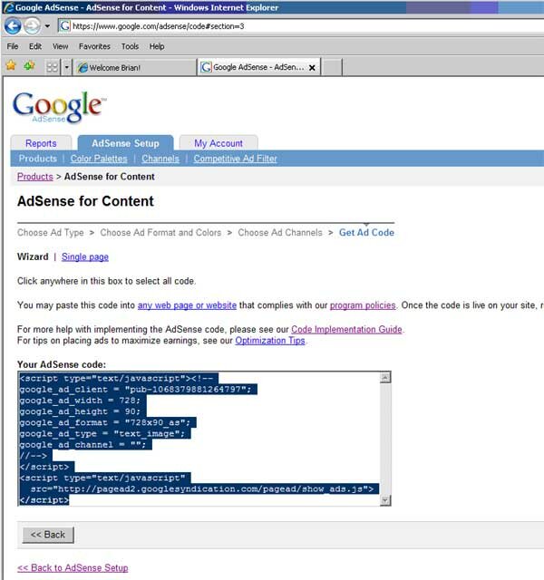 freecycle group revenue sharing - select the adcode