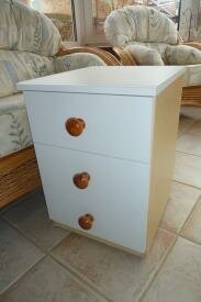 free stuff to be given away Three drawer bedside chests